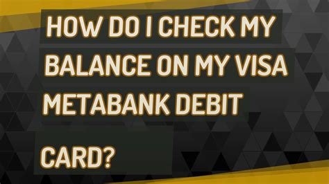 Card can be used everywhere Visa debit cards are accepted. . Metabank prepaid card check balance